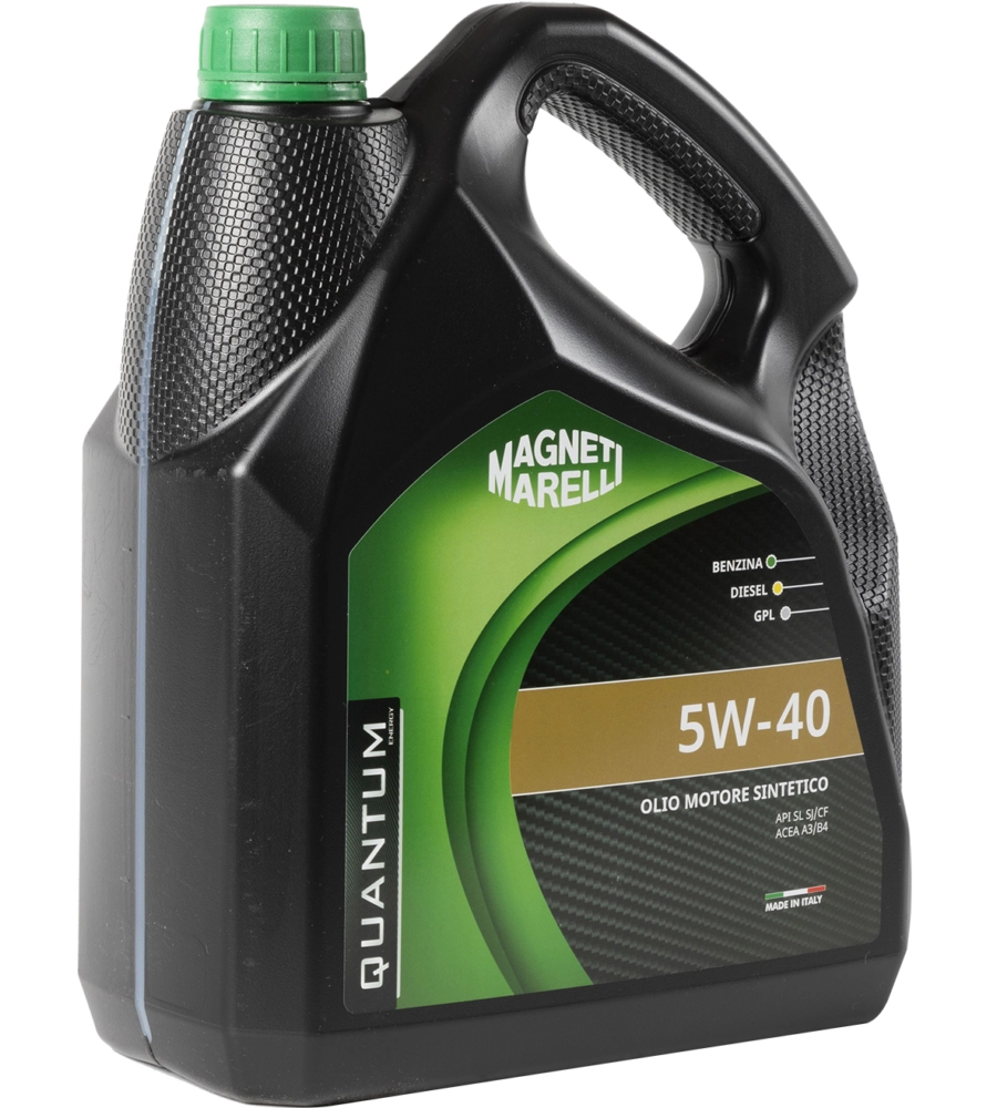 4 pezzi olio quantum marelli 5w40 sintetico 4lt